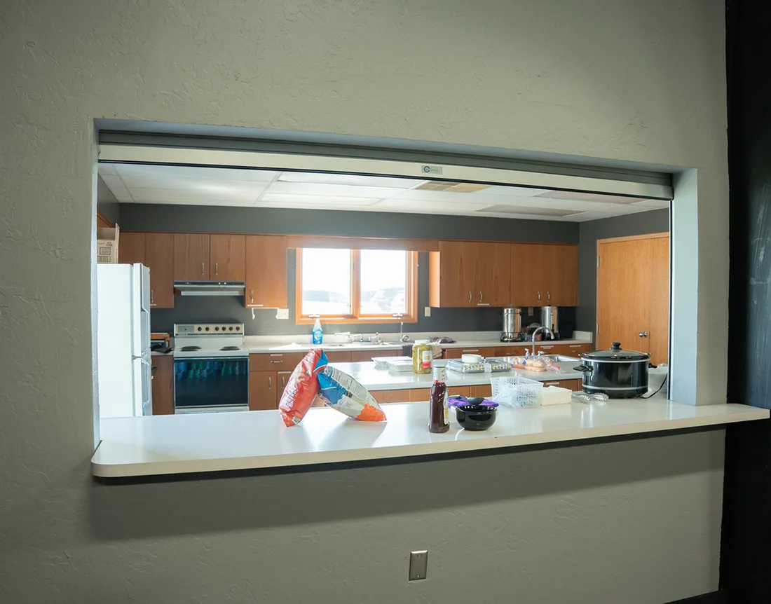Main Campus CLSM Area and Kitchen