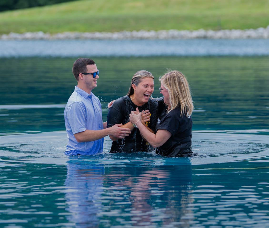 Baptism moment
