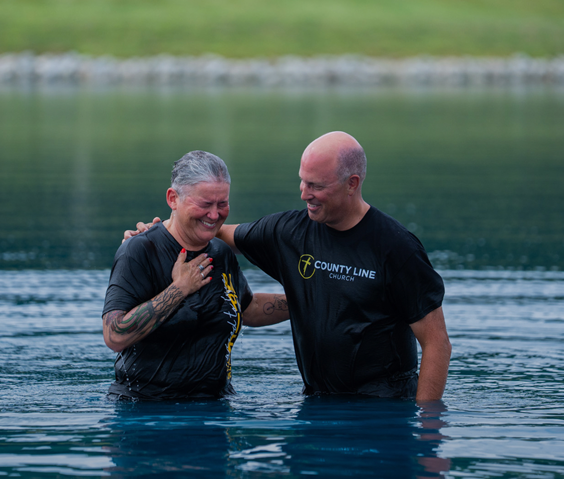 Baptism moment