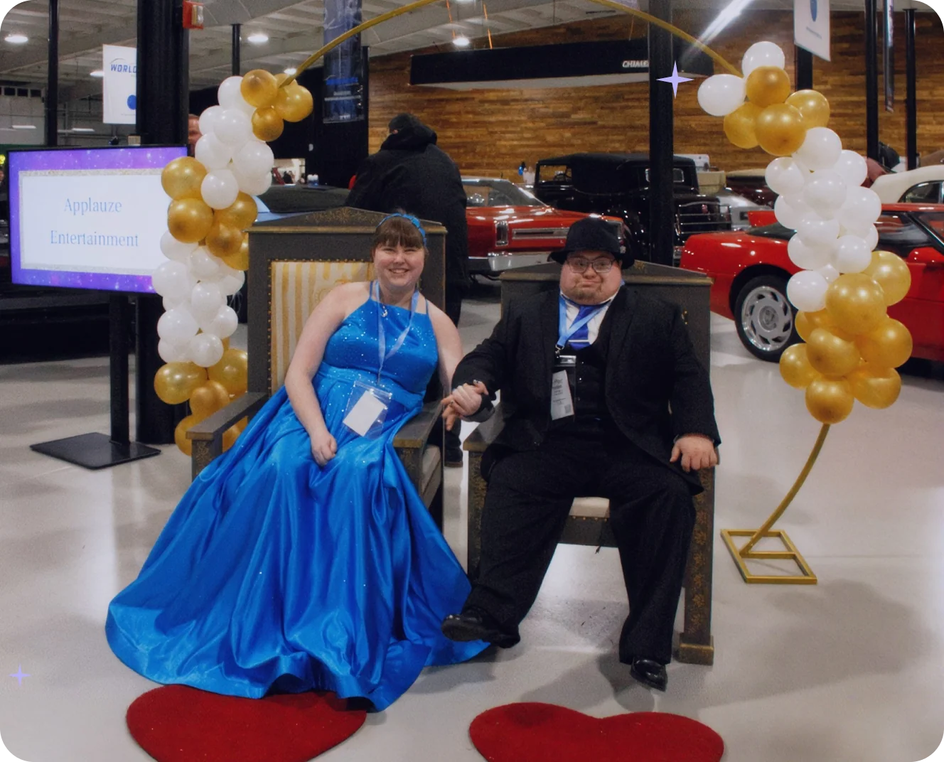 Night to Shine guest at the celebration